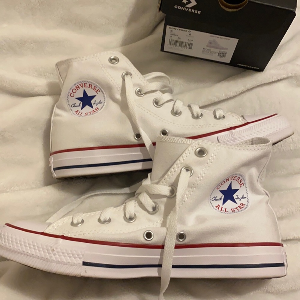 White high top converse